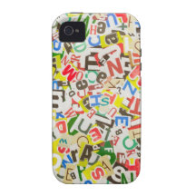 Buchstaben Case-Mate iPhone 4 Hülle
