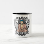 Buddha erleuchten sich tasse