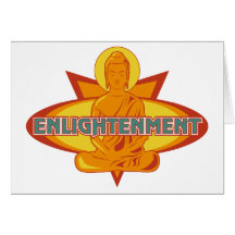 Buddha-Erleuchtung Grußkarte