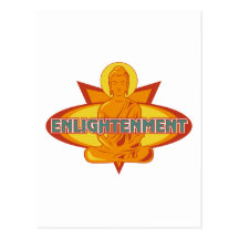 Buddha-Erleuchtung Postkarte