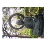 Buddha im japanischen Tee-Garten Postkarten