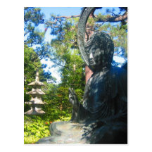 Buddha-Japanergärten Postkarten