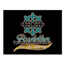 Buddha leben das Dharma Postkarten