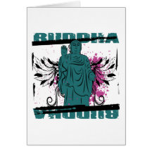 Buddha-Schmutz-Statue Karte
