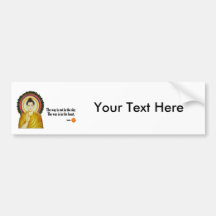 Buddha-Zitat: "Die Weise ist nicht im Himmel Autosticker
