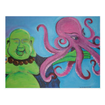 Buddhapus Postkarte