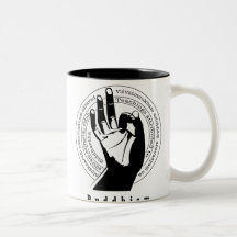 Buddhismus-Becher Kaffee Haferl