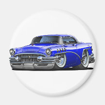 Buick-Jahrhundert-Blau-Auto Magnets