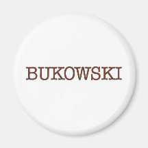 Bukowski Kühlschrankmagnet