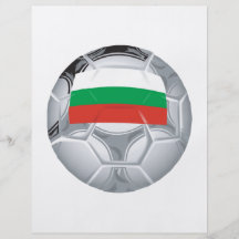 Bulgarischer Fußball Flyer Druck
