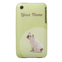 Bulldogge Retro Case-Mate iPhone 3 Hülle
