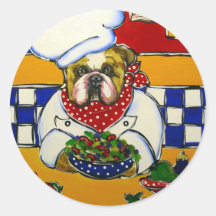 Bulldoggen-Koch Sticker