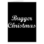 Bummeln Sie Weihnachten Karte