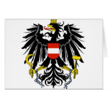 Bundesadler, Österreich Grußkarte