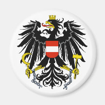 Bundesadler, Österreich Kühlschrankmagnete