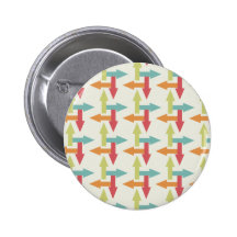 Bunt jede Richtungs-Pfeil-blaues Rot-Orange Button