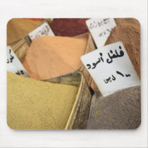 Bunte arabische Gewürze u. Kräuter mauspads