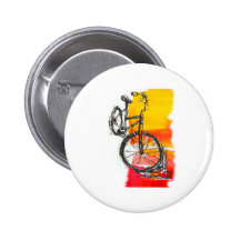Bunte Fahrrad-Entwürfe Anstecknadelbutton