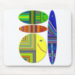 Bunte Fische gemustertes Mousepad