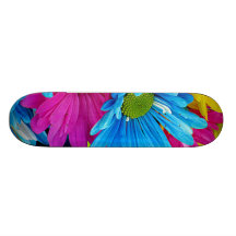Bunte Gänseblümchen Personalisierte Skateboards