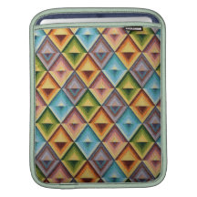 Bunte geometrische Muster iPad Hülse iPad Sleeve