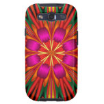 Bunte Kaleidoskop-Blume Samsung Galaxy SIII Hüllen