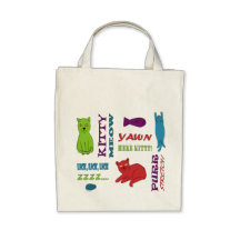 Bunte Kätzchen-Taschen-Tasche