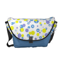 Bunte Kreise Kurier Taschen