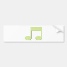 Bunte Musik-Anmerkung Autoaufkleber