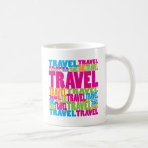 Bunte Reise Tasse