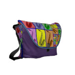 Bunte Saxophon-Musik-Bote-Tasche Kurier Tasche