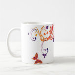 Bunte Schmetterlinge Kaffee Tassen