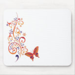 Bunte Schmetterlinge Mousepads