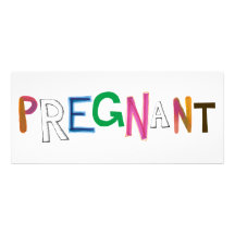 Bunte Wortkunst des schwangeren Spaßes, die Mutter Personalisierte Einladungskarte