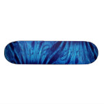 Bunter blauer Fan Personalisiertes Skateboard