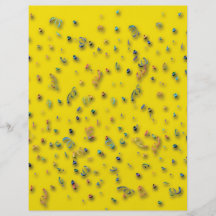 Bunter Drei-Maß Confetti-Flyer
