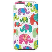 Bunter Elefant scherzt Muster iphone 5 Fall iPhone 5 Schutzhüllen
