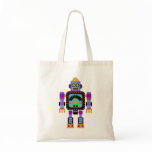 Bunter niedlicher Roboter taschen