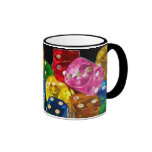 Bunter Würfel-Becher Kaffeetassen