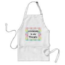 Buntes Girly Regenbogen-Muster Schürze