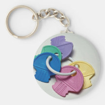 Buntes Schlüsselteethers Spielzeug für Kinder Schlüsselband