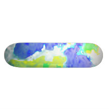 Buntes Sommer-Strand-Brett Bedruckte Skateboarddecks