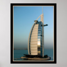 Burj Al-arabisches Hotel (Dubai) Plakat