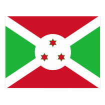 Burundi-Flaggen-Postkarte postkarten