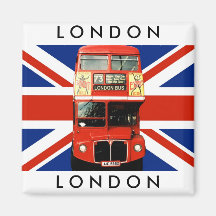 Bus des Kühlschrankmagnet-W. London und britische 