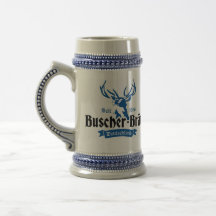 Buscher-Brau Stein - besonders angefertigt Kaffee Haferl