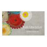 Business Cards Top Flowers 2013 visitenkarten