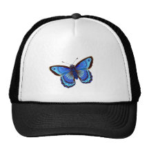 Butterfiy Blau Retrokultkappen