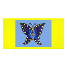 Butterflew der Schmetterling Individuelle Photo Karten