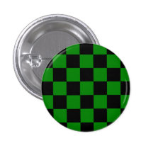 Button Karo schwarz/grün